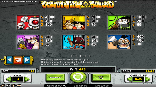 Игровой интерфейс Demolition Squad 9
