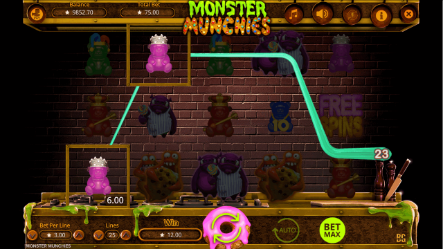 Игровой интерфейс Monster Munchies 5