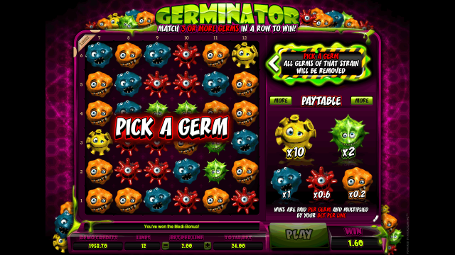 Бонусная игра Germinator 8