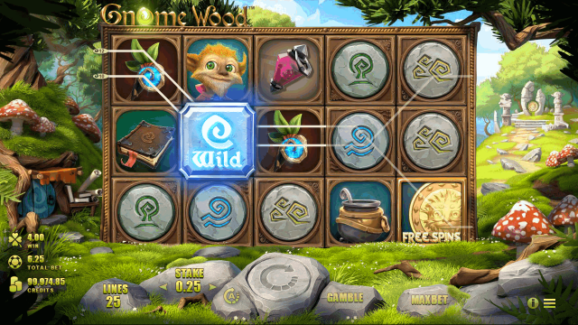 Игровой интерфейс Gnome Wood 3
